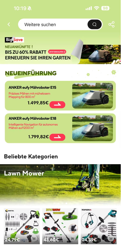 矩阵割草机器人销售额同比暴增153%麻将胡了2试玩安克加入速卖通机器人(图2)